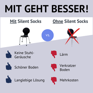 STUHLSOCKEN «SILENT SOCKS»