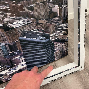 Akustikbild «Wolkenkratzer in Chicago» 90 x 60cm | verschiedene Grössen