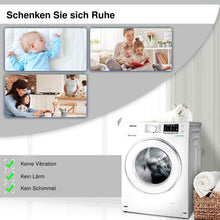 Load image into Gallery viewer, Anti-Vibrations Pad für Waschmaschine | schwarz (4er-SET)
