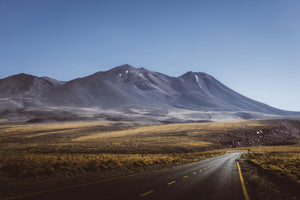 Akustikbild «Bergstrasse in Atacama Wüste» 90 x 60cm | verschiedene Grössen