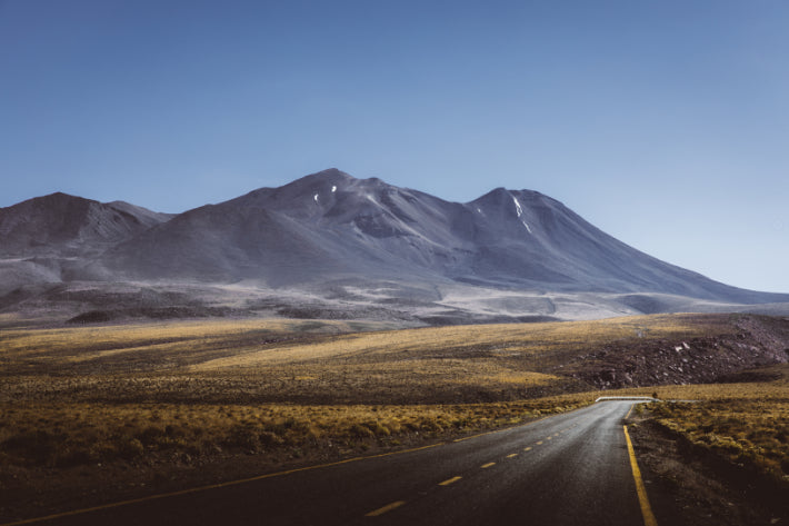 Akustikbild «Bergstrasse in Atacama Wüste» 90 x 60cm | verschiedene Grössen