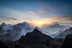 Akustikbild «Himalajagebirge - Nepal» 90 x 60cm | verschiedene Grössen