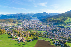Akustikbild «Panorama Kriens Dorf» 90 x 60cm | verschiedene Grössen