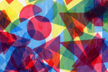 Charger l&#39;image dans la galerie, Akustikbild «Collage - Geometrische Formen» 90 x 60cm | verschiedene Grössen
