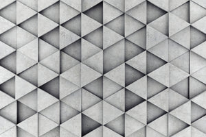 Akustikbild «Abstrakte Dreiecke» 90 x 60cm | verschiedene Grössen