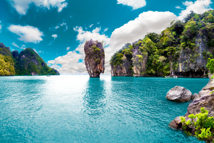 Akustikbild «Phuket - Thailand» 90 x 60cm | verschiedene Grössen