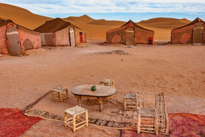 Akustikbild «Wüste Mhamid, Zagora, Marokko» 90 x 60cm | verschiedene Grössen