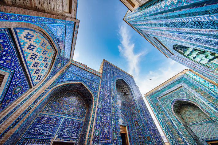 Akustikbild «Shah-i-Zinda Mausoleum Usbekistan» 90 x 60cm | verschiedene Grössen