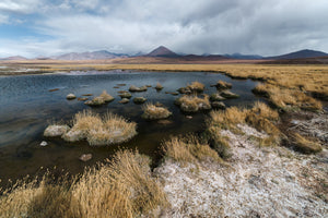 Akustikbild «See in der Atacama-Wüste» 90 x 60cm | verschiedene Grössen